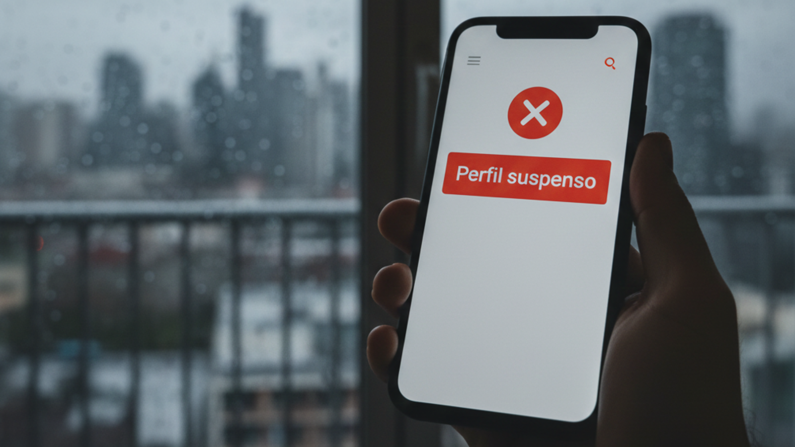 Aviso de Perfil Suspenso no Google Maps